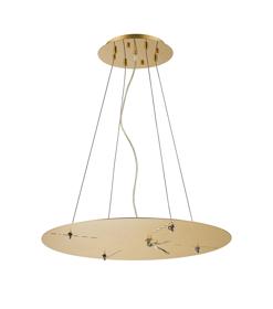 D0722  Additions 590mm 3m Suspension Plate (Max Load 40kg) French Gold, Painted Gold